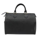 LOUIS VUITTON Epi Speedy 30 Hand Bag Noir Black M43002 LV Auth 183641A-2