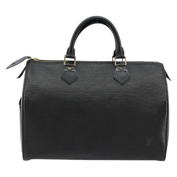 LOUIS VUITTON Epi Speedy 30 Hand Bag Noir Black M43002 LV Auth 183641A