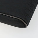 Christian Dior Trotter Canvas Shoulder Bag Black Gold Auth 183642-16