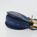 Chloe Pixy Hand Bag Leather 2way Black Gold Auth 183644V-3