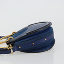Chloe Pixy Hand Bag Leather 2way Black Gold Auth 183644V-4