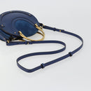 Chloe Pixy Hand Bag Leather 2way Black Gold Auth 183644V-8