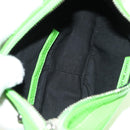 BALENCIAGA LE CAGOLE XS Hand Bag Leather Green 671309 Auth 183647SAM-21