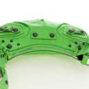 BALENCIAGA LE CAGOLE XS Hand Bag Leather Green 671309 Auth 183647SAM-6