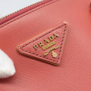 PRADA Galleria Hand Bag Safiano Leather 2way Pink Gold Auth 183648V-17