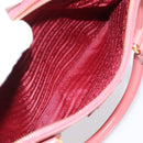 PRADA Galleria Hand Bag Safiano Leather 2way Pink Gold Auth 183648V-25