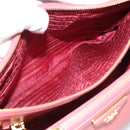 PRADA Galleria Hand Bag Safiano Leather 2way Pink Gold Auth 183648V-27