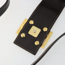 FENDI Zucca Canvas Mamma Baguette Shoulder Bag Black Brown Auth 183649SAV-10