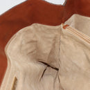 BOTTEGA VENETA INTRECCIATO Tote Bag Leather Brown Gold Auth 183650A-19