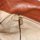 BOTTEGA VENETA INTRECCIATO Tote Bag Leather Brown Gold Auth 183650A-21