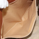 BOTTEGA VENETA INTRECCIATO Tote Bag Leather Brown Gold Auth 183650A-22