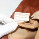 BOTTEGA VENETA INTRECCIATO Tote Bag Leather Brown Gold Auth 183650A-11