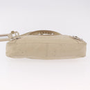 BALENCIAGA The First Hand Bag Leather 2way Beige Silver 240577 Auth 183652V-5