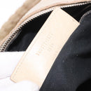 BALENCIAGA The First Hand Bag Leather 2way Beige Silver 240577 Auth 183652V-12