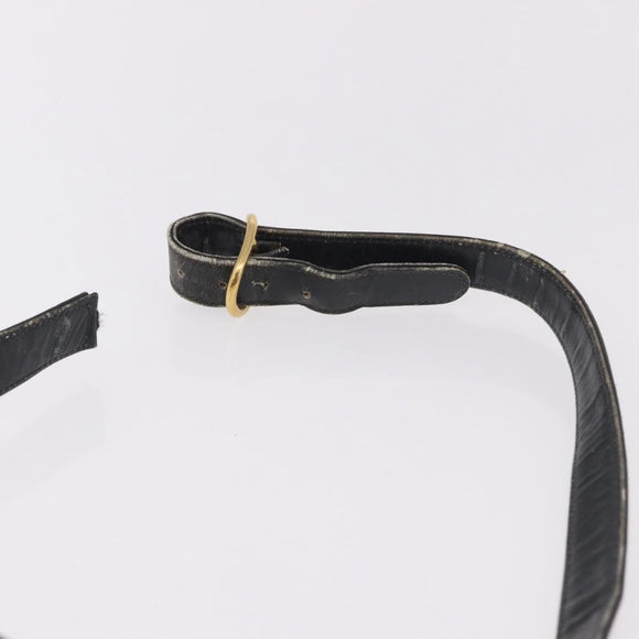 GUCCI GG Supreme Sherry Line Shoulder Bag PVC Navy Gold Auth 183657