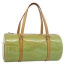 LOUIS VUITTON Monogram Vernis Bedford Hand Bag Baby Blue M91007 LV Auth 183659A-1
