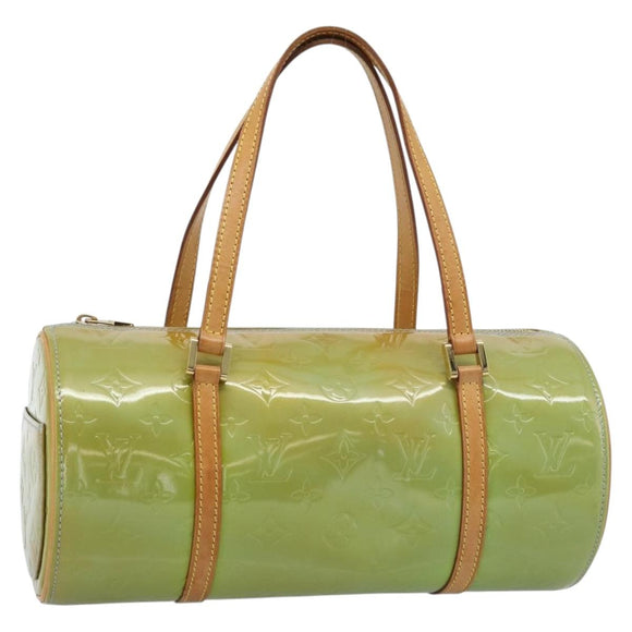 LOUIS VUITTON Monogram Vernis Bedford Hand Bag Baby Blue M91007 LV Auth 183659A