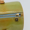 LOUIS VUITTON Monogram Vernis Bedford Hand Bag Baby Blue M91007 LV Auth 183659A-17