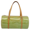 LOUIS VUITTON Monogram Vernis Bedford Hand Bag Baby Blue M91007 LV Auth 183659A-13