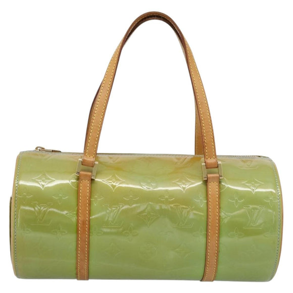 LOUIS VUITTON Monogram Vernis Bedford Hand Bag Baby Blue M91007 LV Auth 183659A