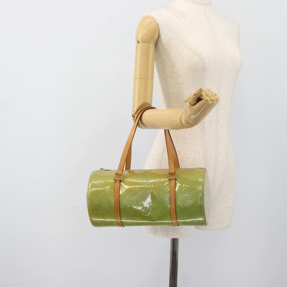 LOUIS VUITTON Monogram Vernis Bedford Hand Bag Baby Blue M91007 LV Auth 183659A