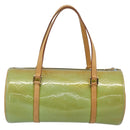 LOUIS VUITTON Monogram Vernis Bedford Hand Bag Baby Blue M91007 LV Auth 183659A-2