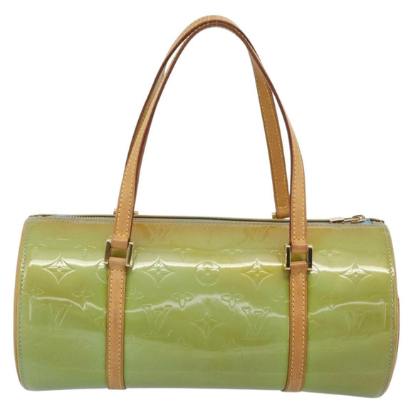 LOUIS VUITTON Monogram Vernis Bedford Hand Bag Baby Blue M91007 LV Auth 183659A