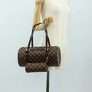 LOUIS VUITTON Damier Ebene Papillon 30 Handtasche N51303 LV Auth 183662SAV-25