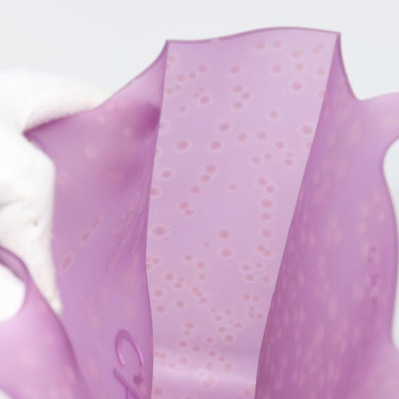CHANEL Tote Bag Rubber Purple CC Auth 183664