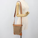 GUCCI GG Canvas Shoulder Bag Beige Gold 120893 Auth 183669-22