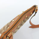 GUCCI GG Canvas Shoulder Bag Beige Gold 120893 Auth 183669-6