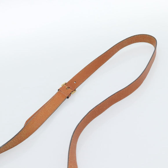 GUCCI GG Canvas Shoulder Bag Beige Gold 120893 Auth 183669