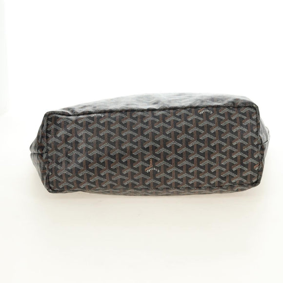 GOYARD Saint Louis PM Tote Bag PVC Black Auth 183670SAM
