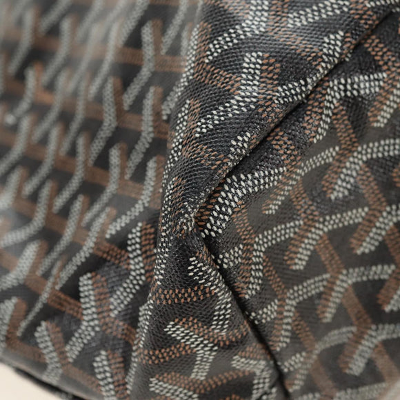 GOYARD Saint Louis PM Tote Bag PVC Black Auth 183670SAM