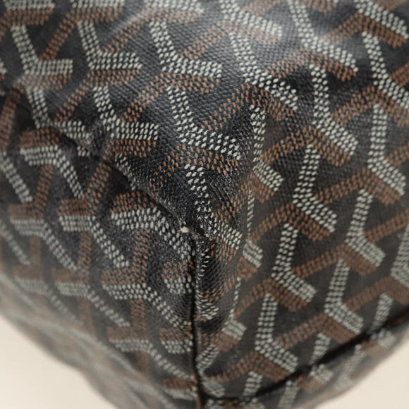 GOYARD Saint Louis PM Tote Bag PVC Black Auth 183670SAM