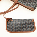 GOYARD Saint Louis PM Tote Bag PVC Black Auth 183670SAM-21