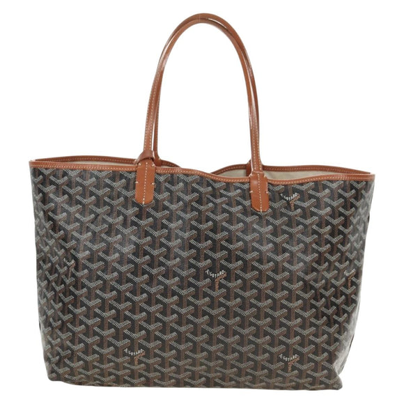 GOYARD Saint Louis PM Tote Bag PVC Black Auth 183670SAM