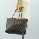 GOYARD Saint Louis PM Tote Bag PVC Black Auth 183670SAM-28