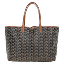 GOYARD Saint Louis PM Tote Bag PVC Black Auth 183670SAM-2