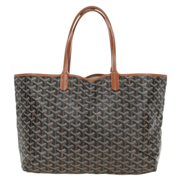 GOYARD Saint Louis PM Tote Bag PVC Black Auth 183670SAM