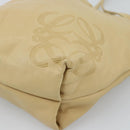LOEWE Umhängetasche Leder Beige Gold Original 183674-9