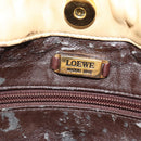 LOEWE Umhängetasche Leder Beige Gold Original 183674-10