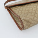 CELINE Macadam Canvas Shoulder Bag PVC Beige Gold Auth 183675-14