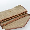 CELINE Macadam Canvas Shoulder Bag PVC Beige Gold Auth 183675-10