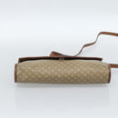 CELINE Macadam Canvas Shoulder Bag PVC Beige Gold Auth 183675-5