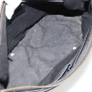 BURBERRY Nova Check Shoulder Bag Canvas Beige Silver Auth 183677-17