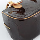 LOUIS VUITTON Monogram Vernis Summit Drive Hand Bag Amarante M93516 Auth 183679V-16