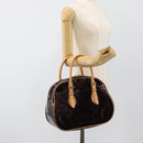 LOUIS VUITTON Monogram Vernis Summit Drive Hand Bag Amarante M93516 Auth 183679V-23