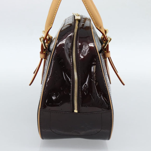 LOUIS VUITTON Monogram Vernis Summit Drive Hand Bag Amarante M93516 Auth 183679V