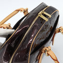 LOUIS VUITTON Monogram Vernis Summit Drive Hand Bag Amarante M93516 Auth 183679V-6